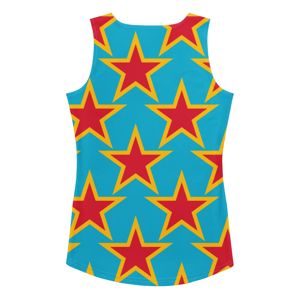 ELLIE STAR turquoise - Tank Top | SHALMIAK
