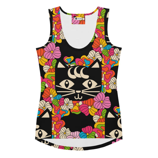 MAGICAT black - Tank Top for cat lovers | SHALMIAK