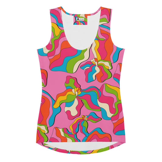 SASSY IRIS pink - Tank Top | SHALMIAK