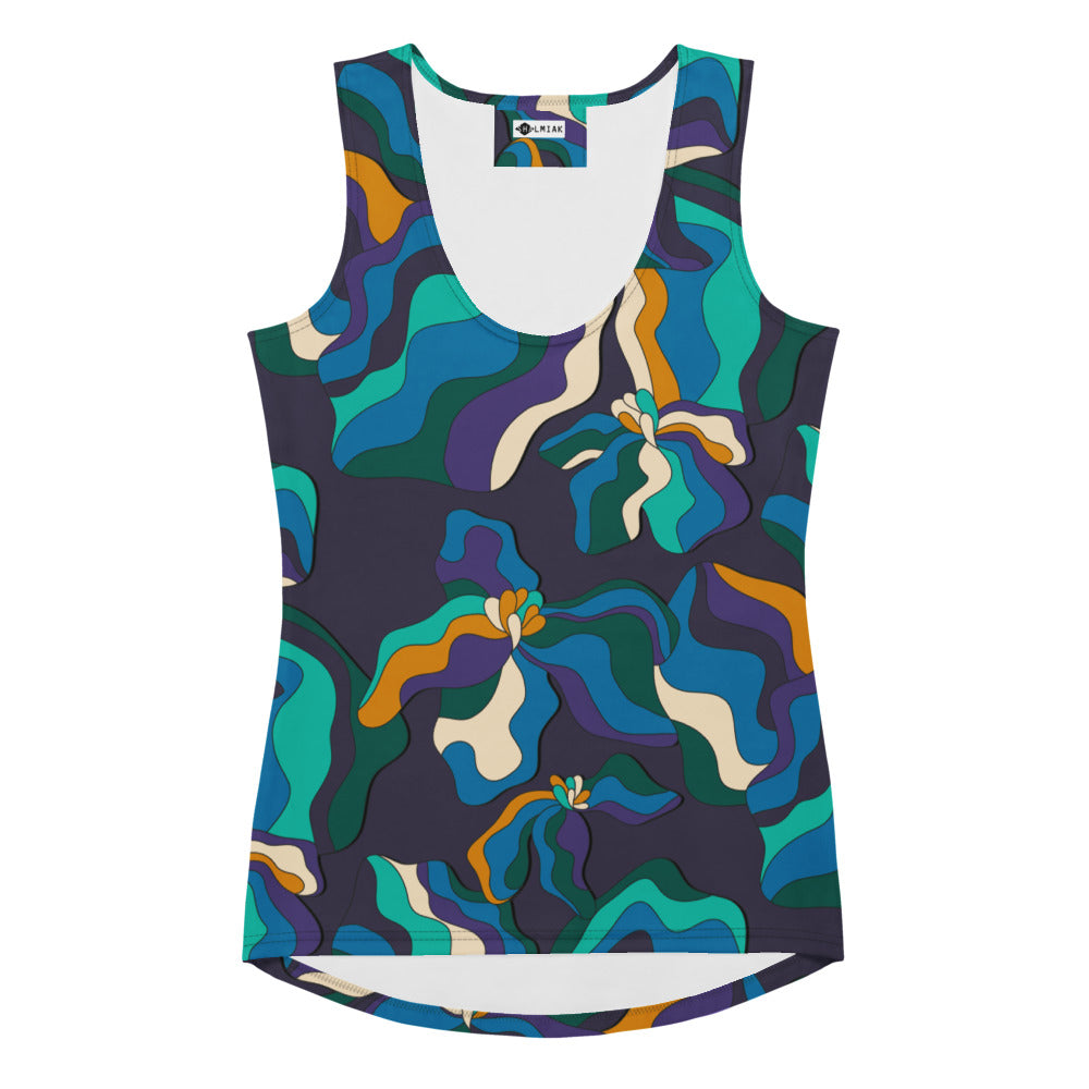SASSY IRIS purple - Tank Top | SHALMIAK