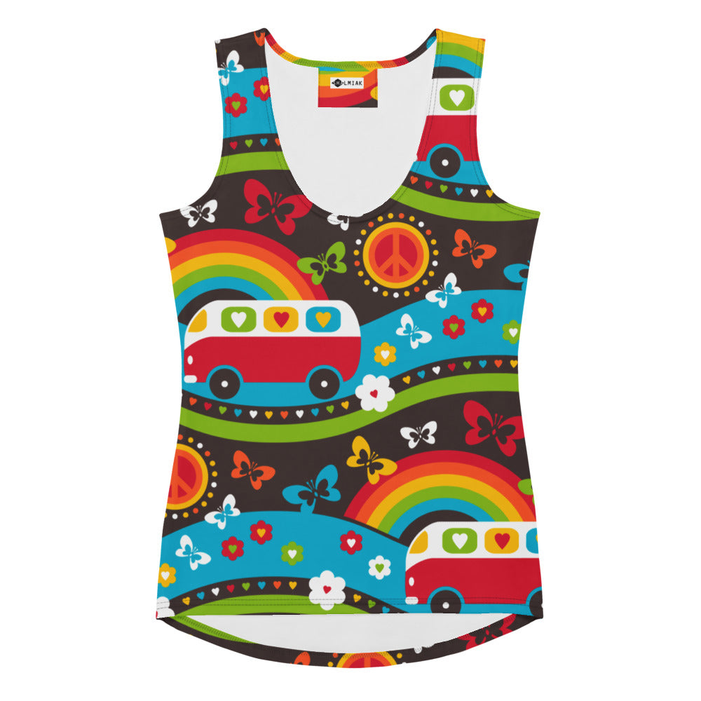 HIPPIE DAY rainbow - Tank Top