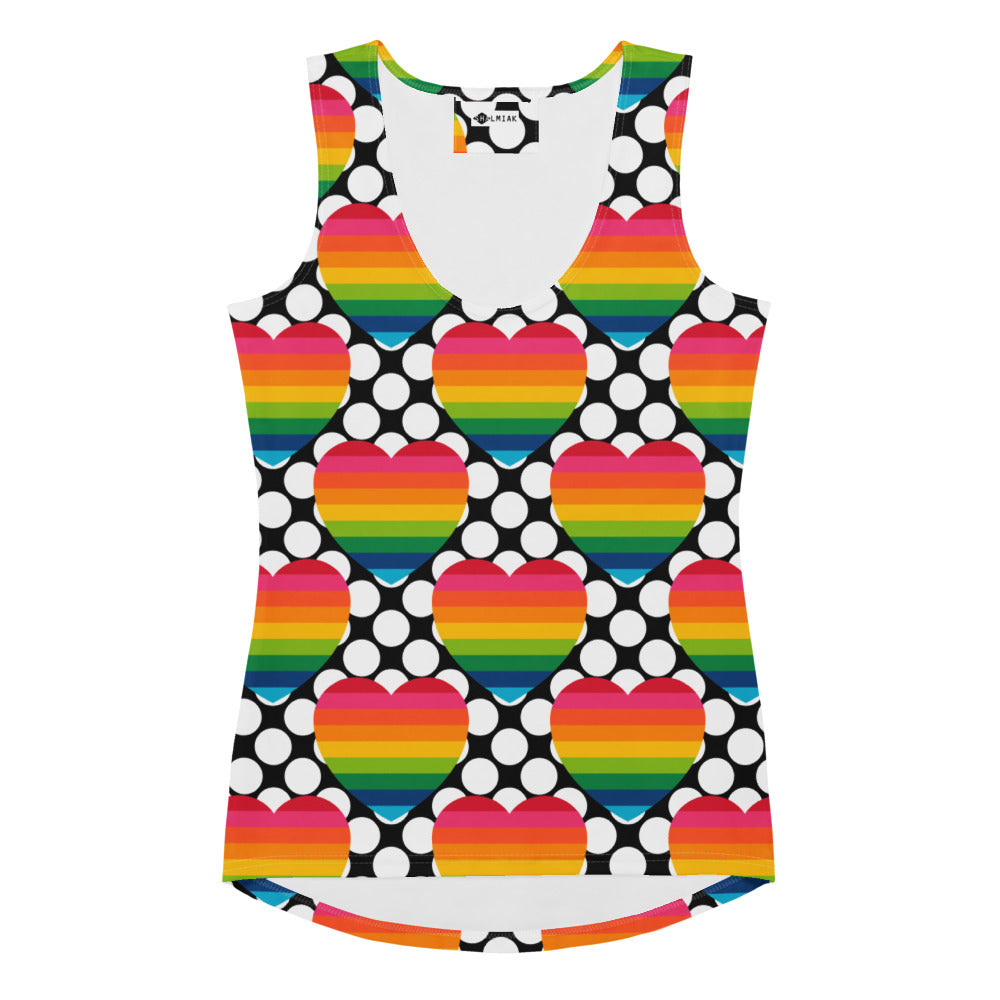 ELLIE LOVE DOT rainbow - Tank Top | SHALMIAK