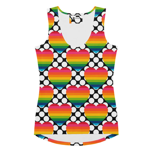 ELLIE LOVE DOT rainbow - Tank Top | SHALMIAK