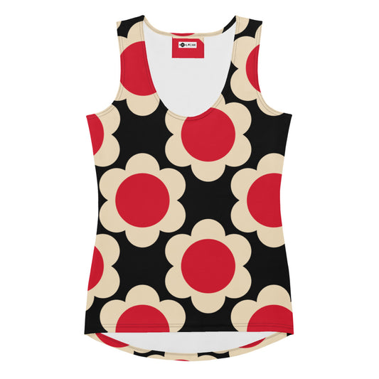 ELLIE red black - Tank Top | SHALMIAK