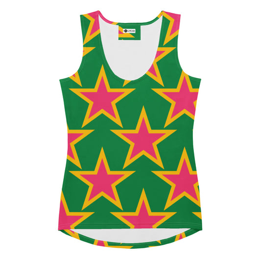 ELLIE STAR green - Tank Top | SHALMIAK