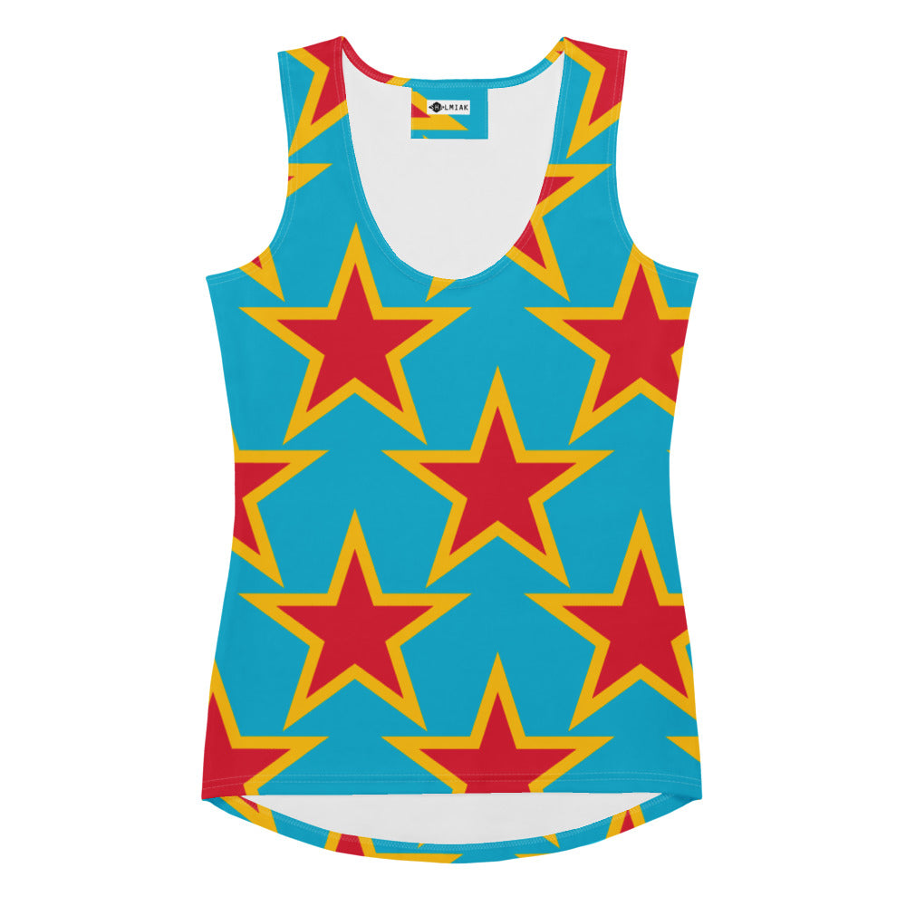ELLIE STAR turquoise - Tank Top | SHALMIAK