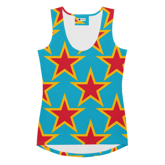 ELLIE STAR turquoise - Tank Top | SHALMIAK