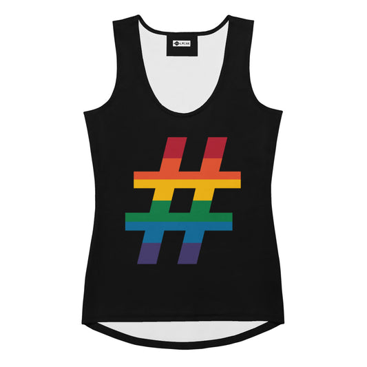 #RAINBOW black - Tank Top | SHALMIAK