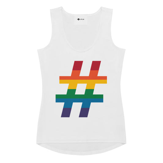 #RAINBOW white - Tank Top | SHALMIAK