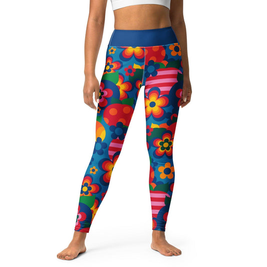 APPLEMANIA blue -2- Yoga Leggings | SHALMIAK