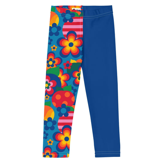 Kids' Leggings - APPLEMANIA blue - Fun Apple Print