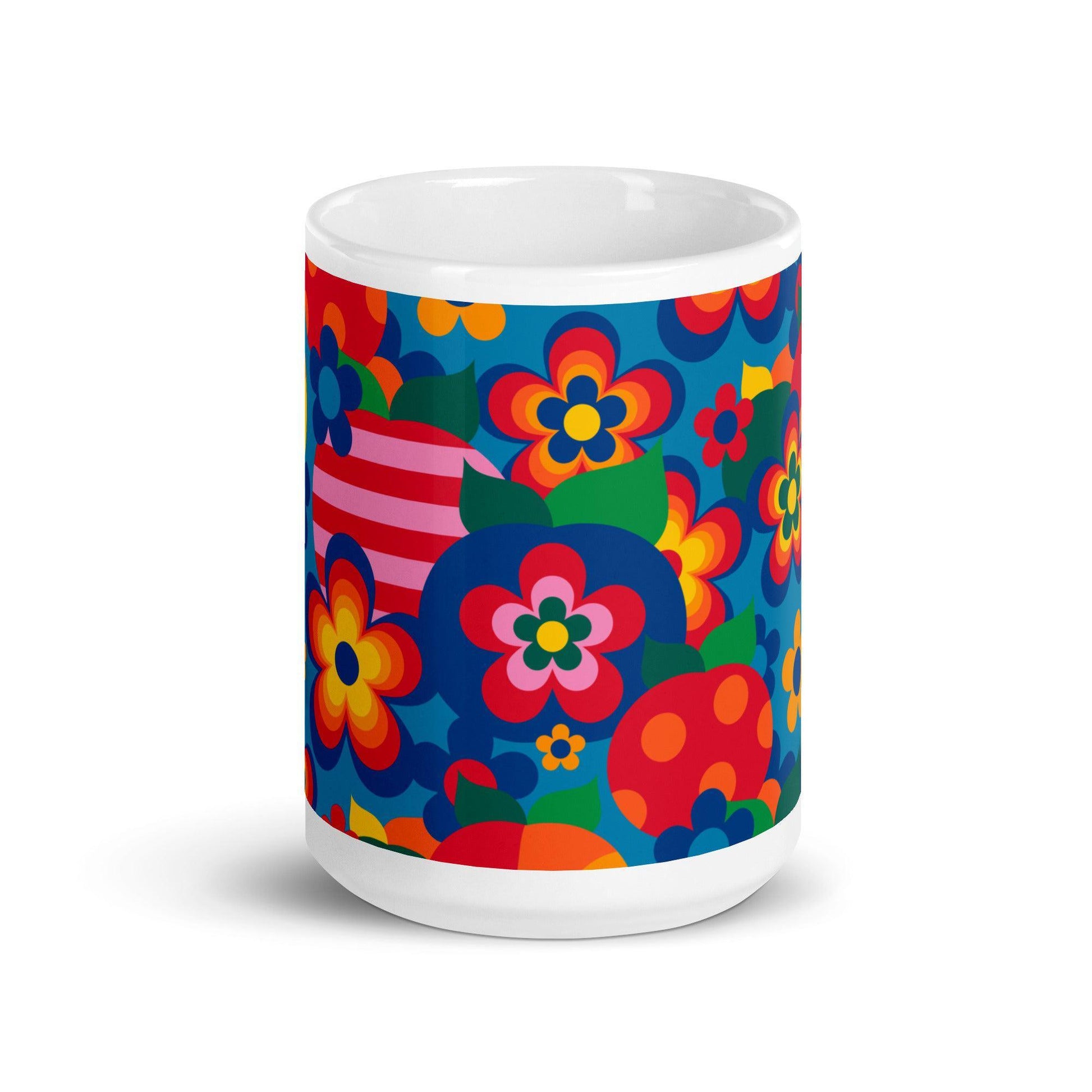 Mug - APPLEMANIA blue - Fun Apple Print