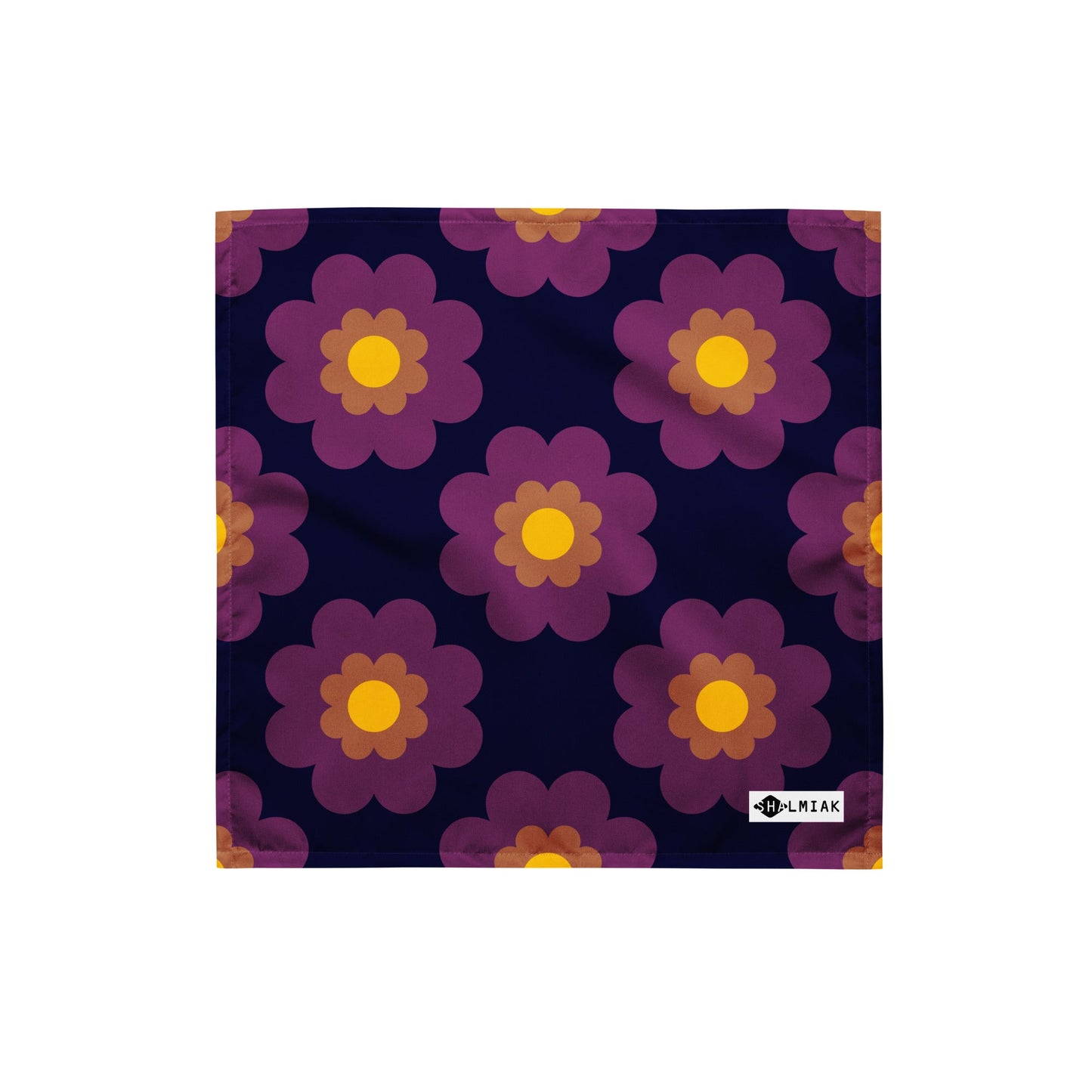 Bandana - FANCY BLOOM plum