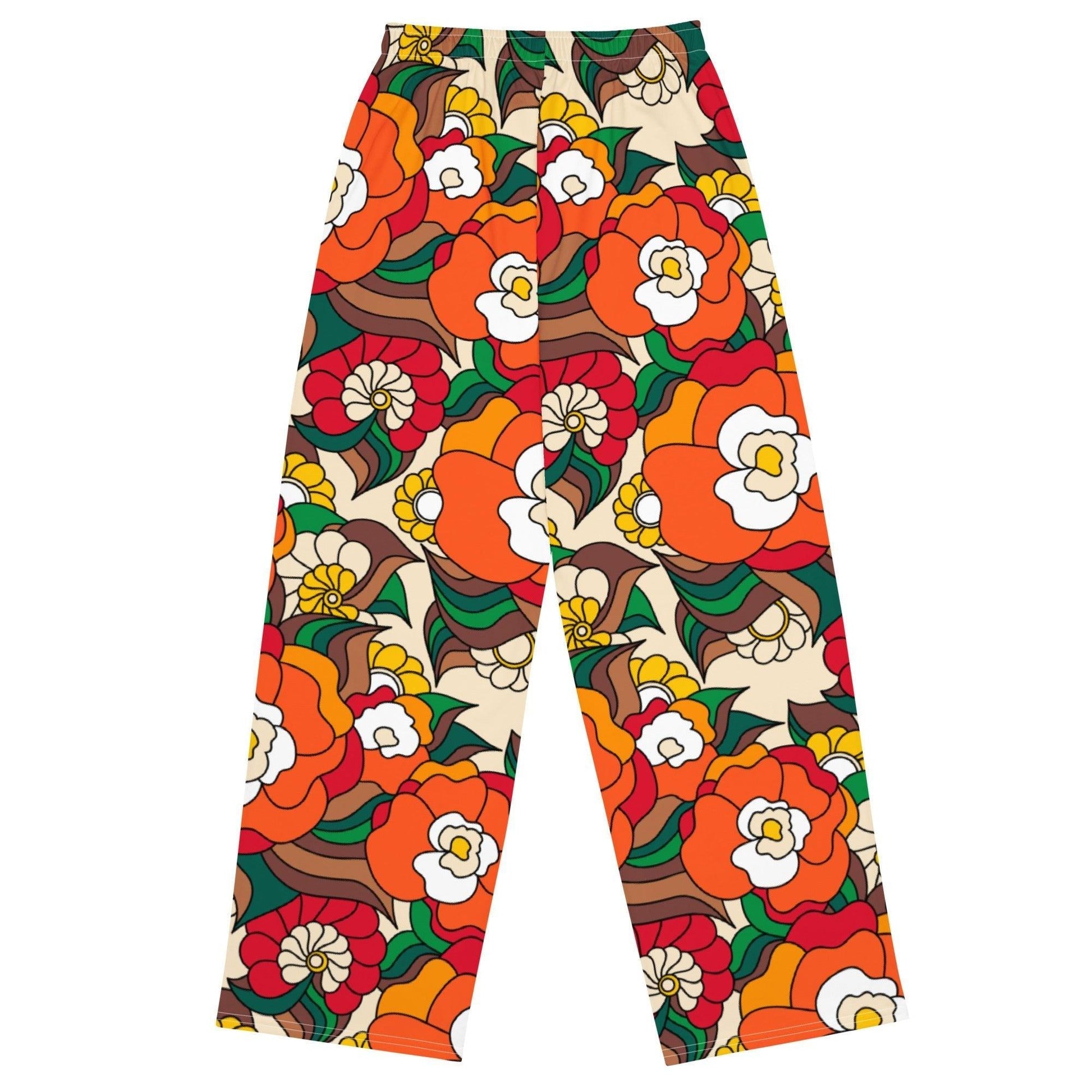 Pants - BELLADRAMA retro - Big bold bloom print
