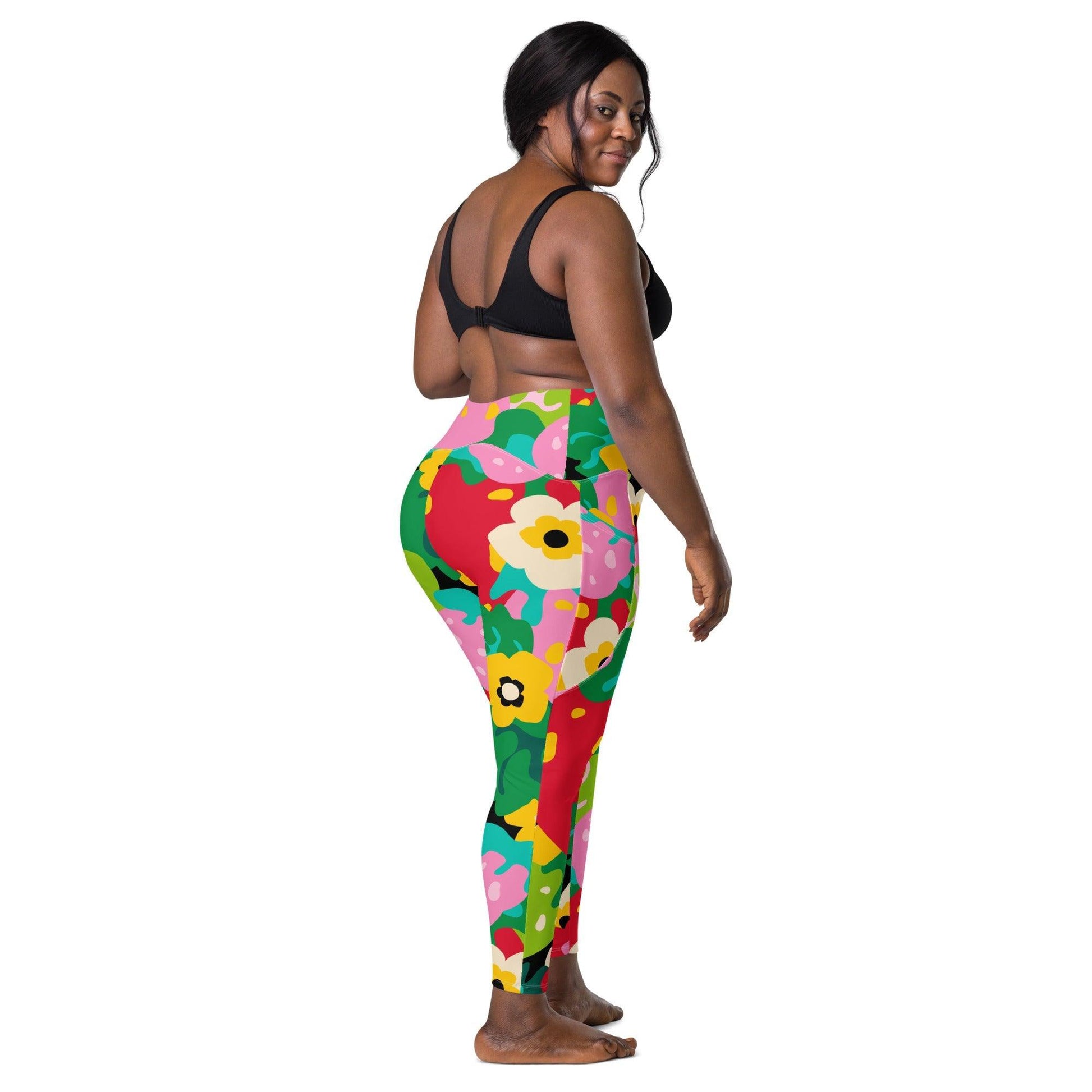 Leggings with pockets - BERRYLEI - Colorful strawberry print 6XL