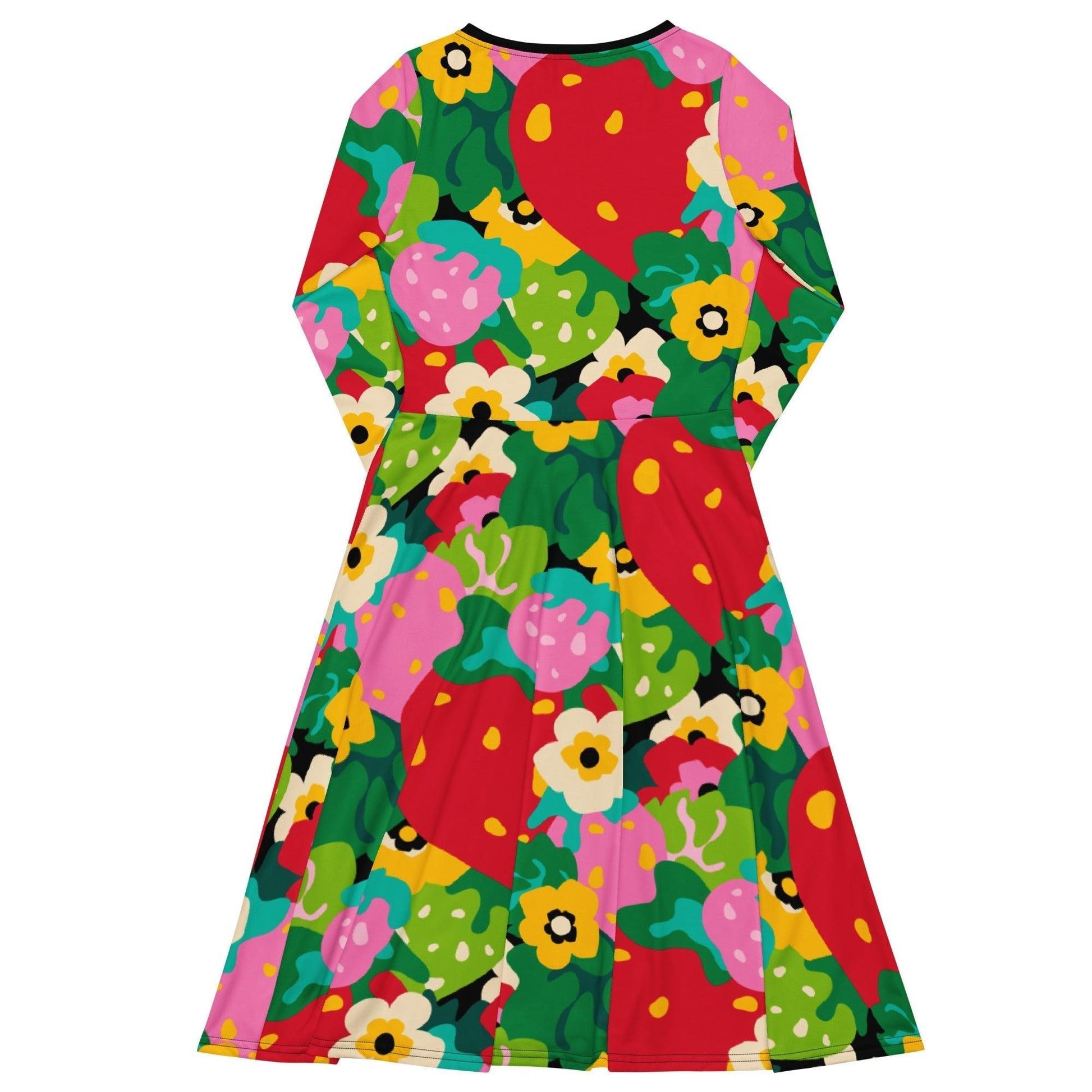 Midi dress - BERRYLEI - Colorful strawberry print