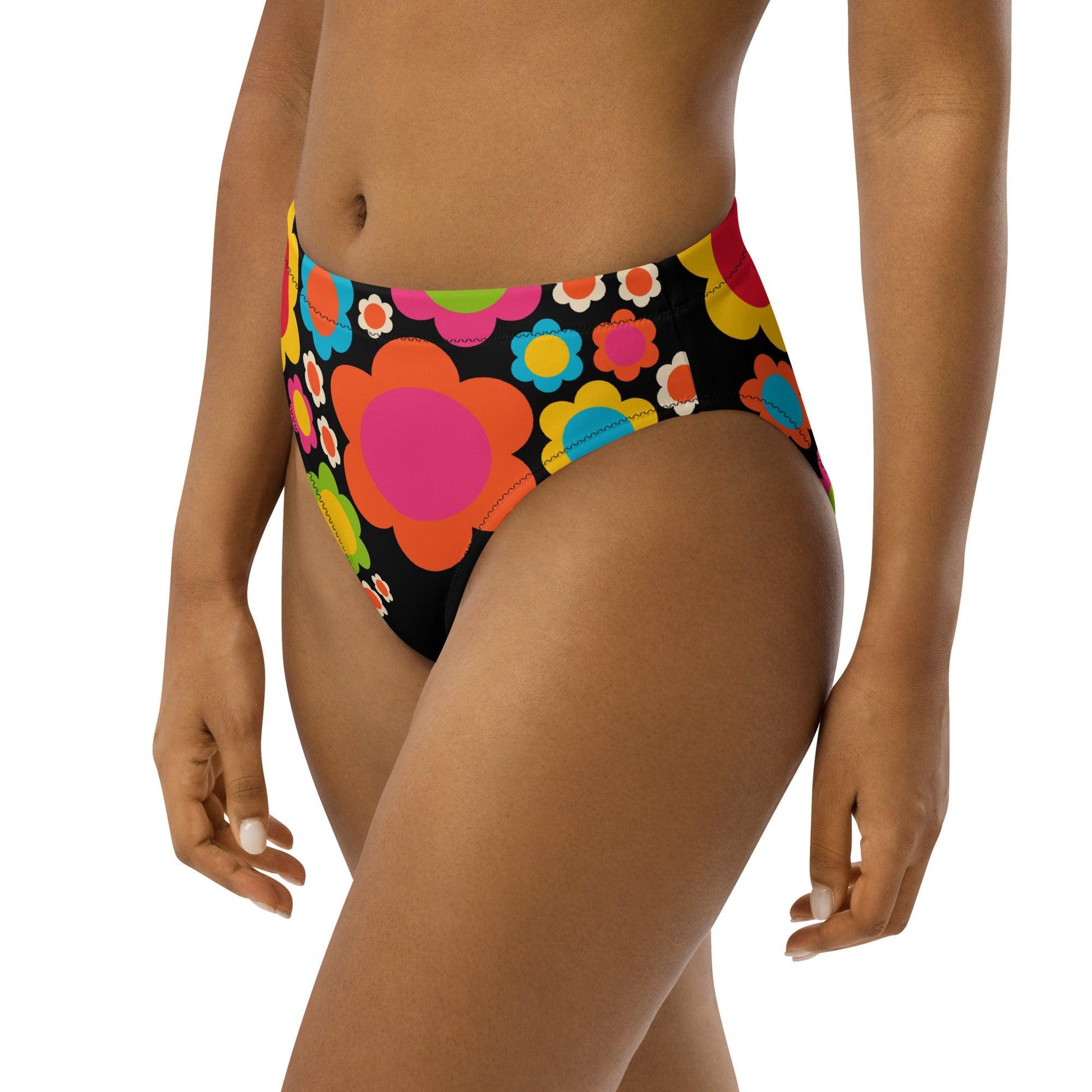 Bikini bottom - ELLIE mix - Colorful flower mix print