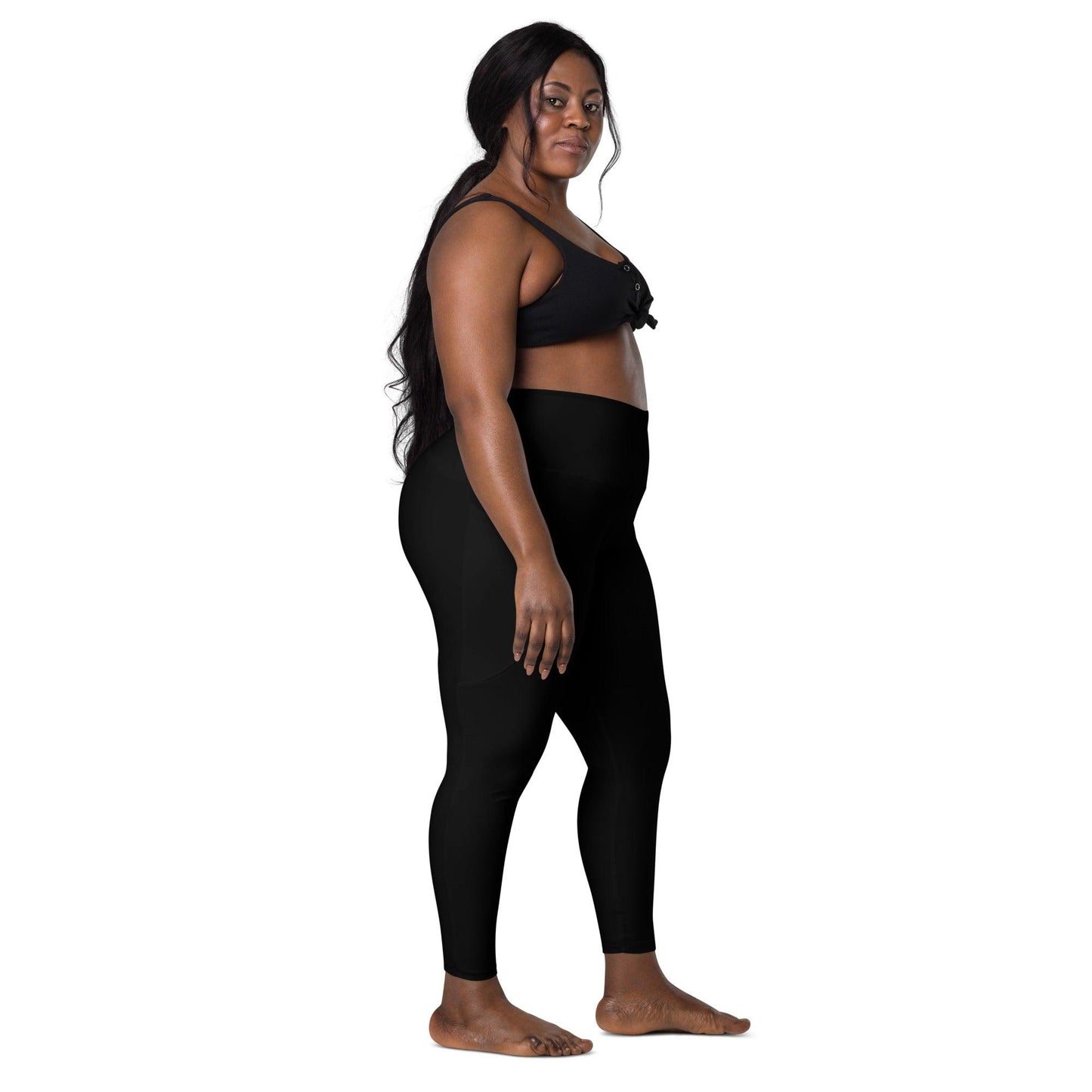 Leggings With Pockets - BLACK