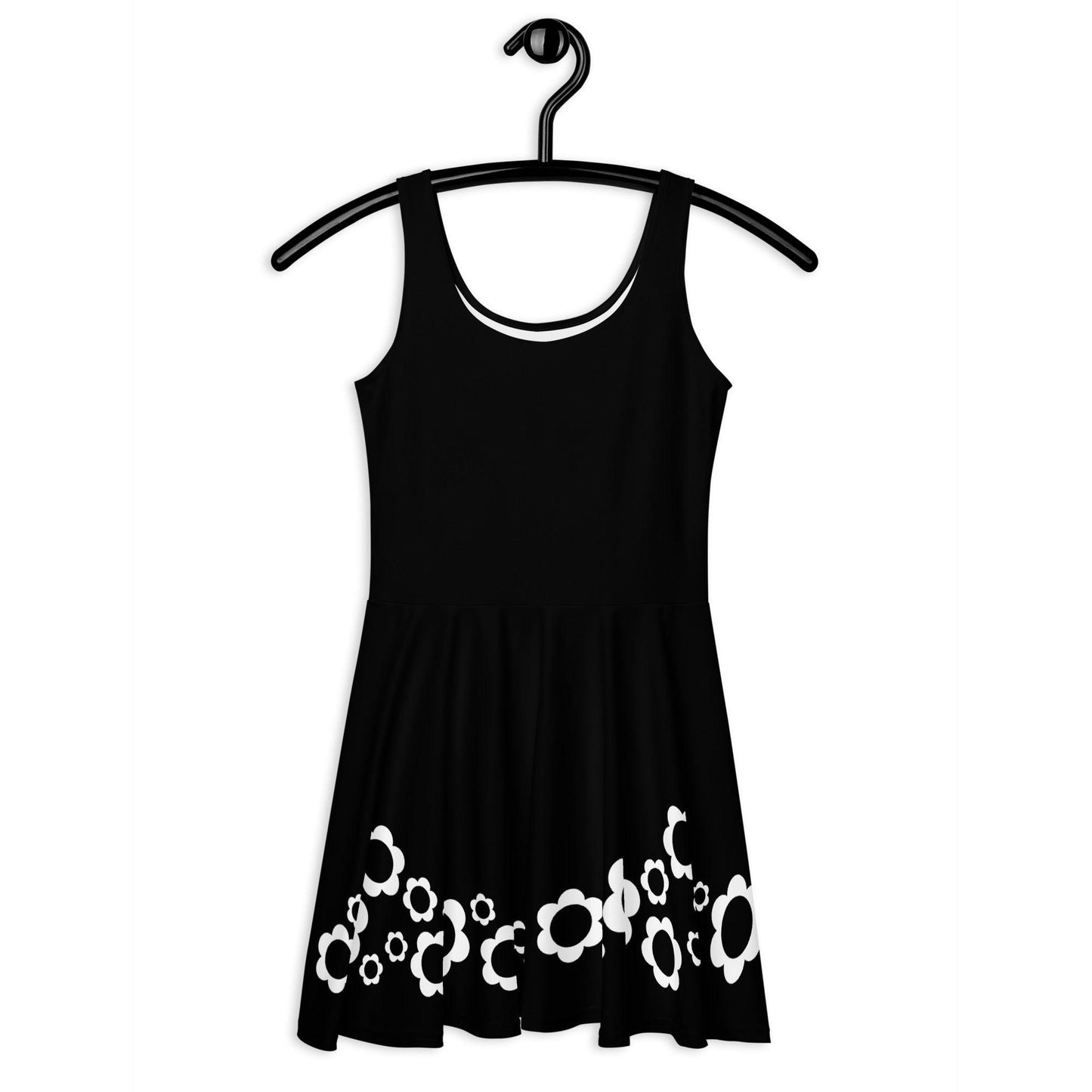 Skater Dress - BLACK with ELLIE bw