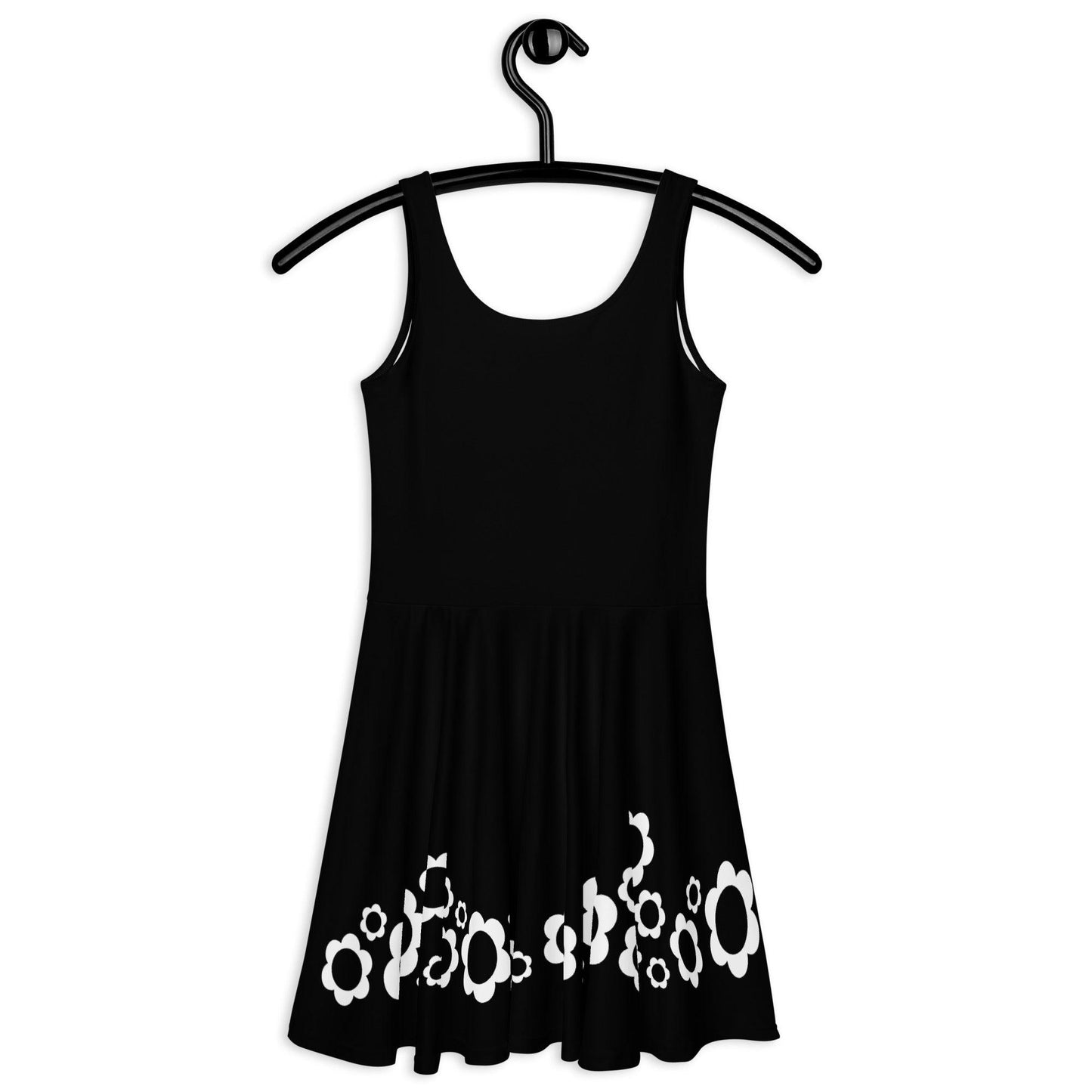Skater Dress - BLACK with ELLIE bw