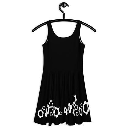 Skater Dress - BLACK with ELLIE bw
