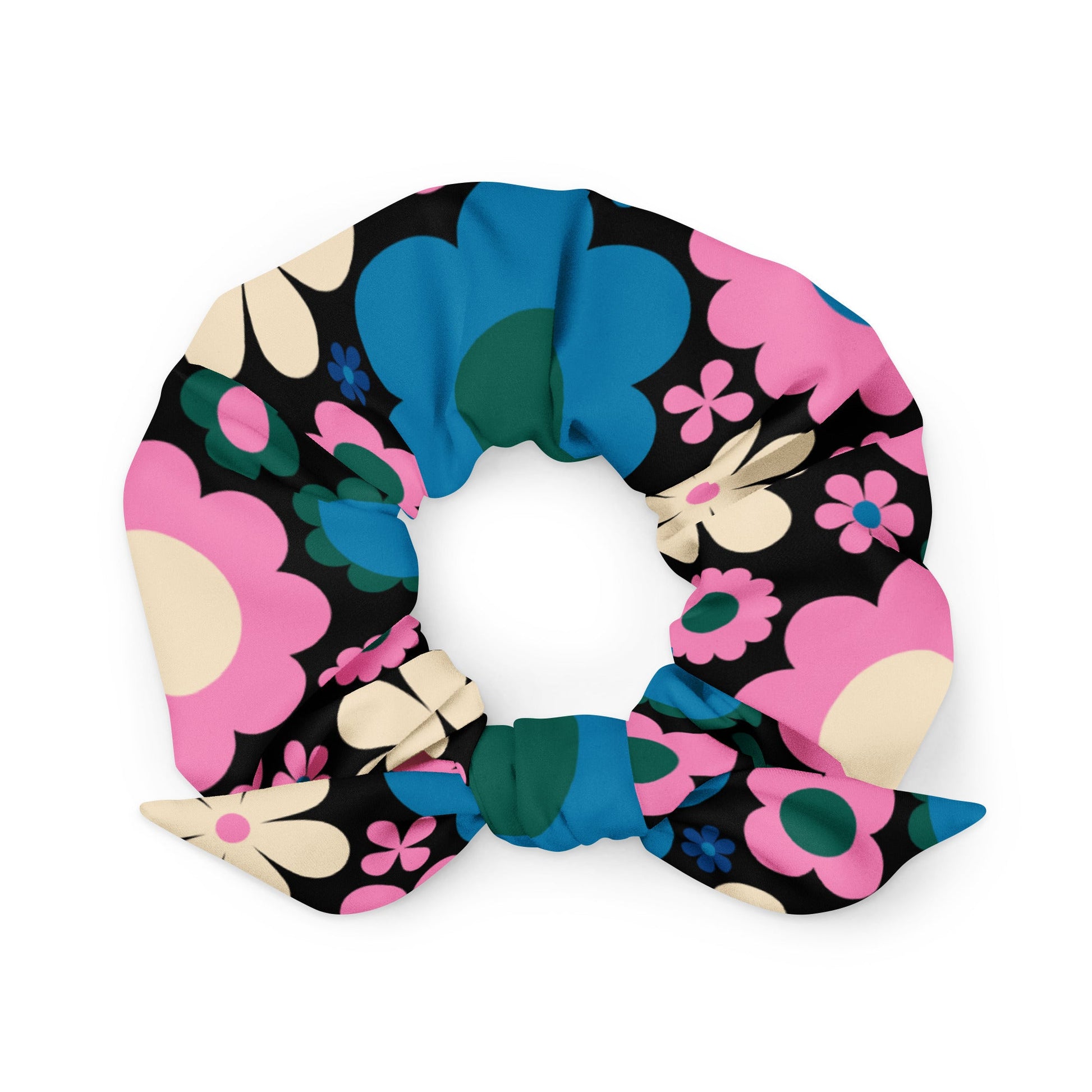 Scrunchie - BLOOMPOP blue pink