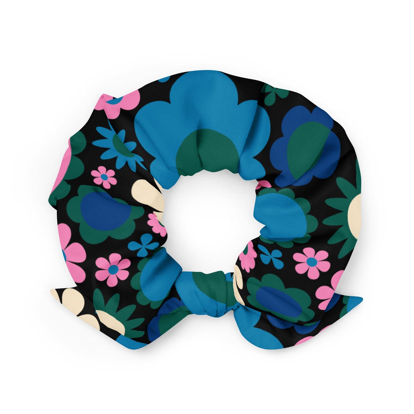 Scrunchie - BLOOMPOP blue pink