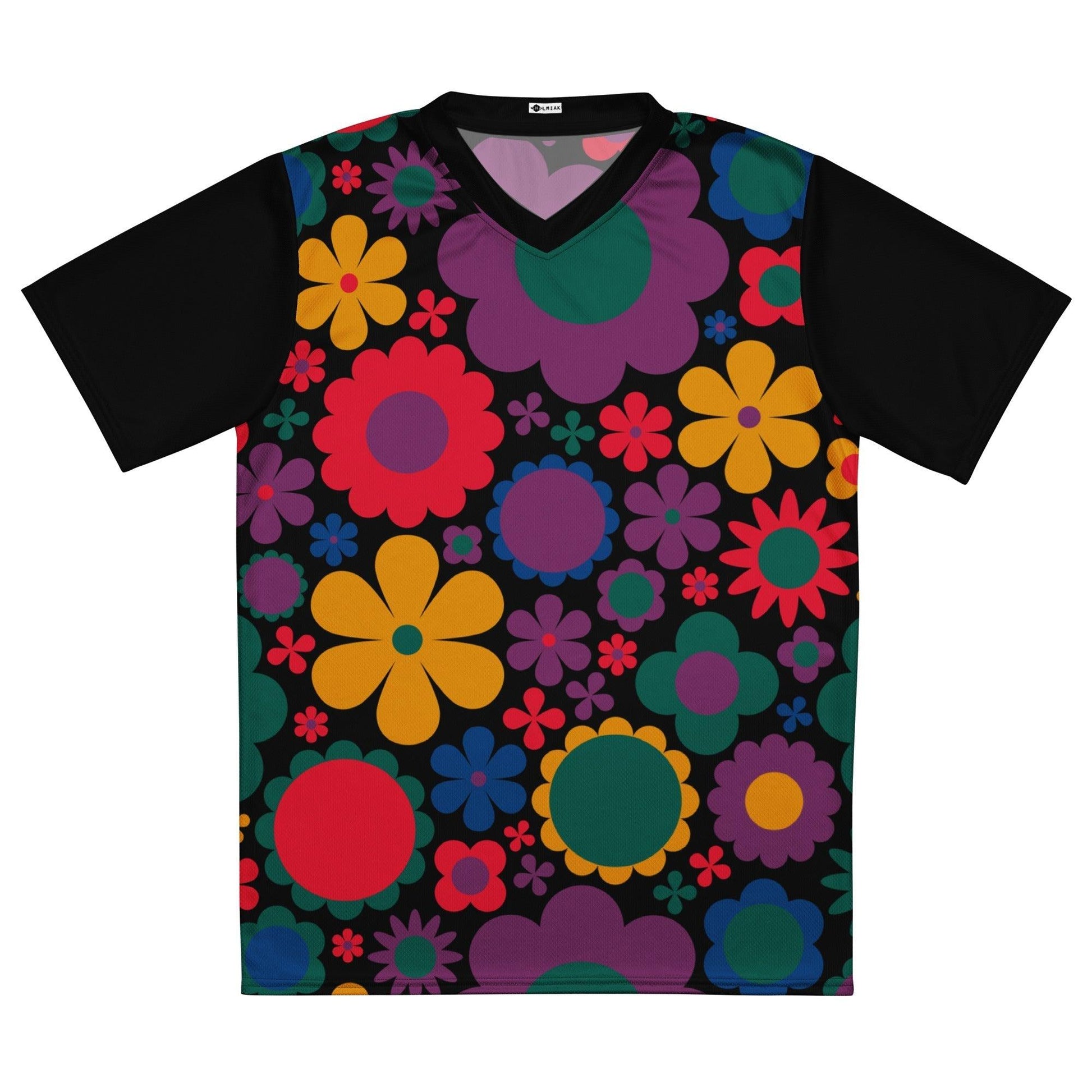 Sports Jersey - BLOOMPOP misty - Colorful bloom print 6XL