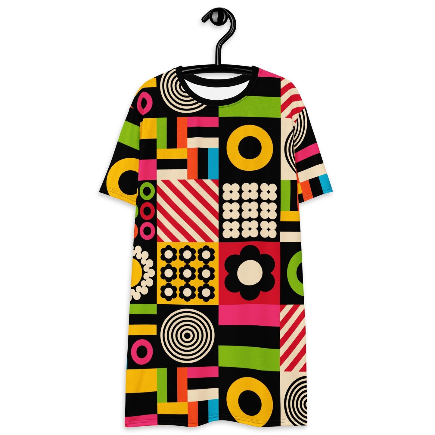 T-shirt dress - CANDYBOX - Bold candy shapes print