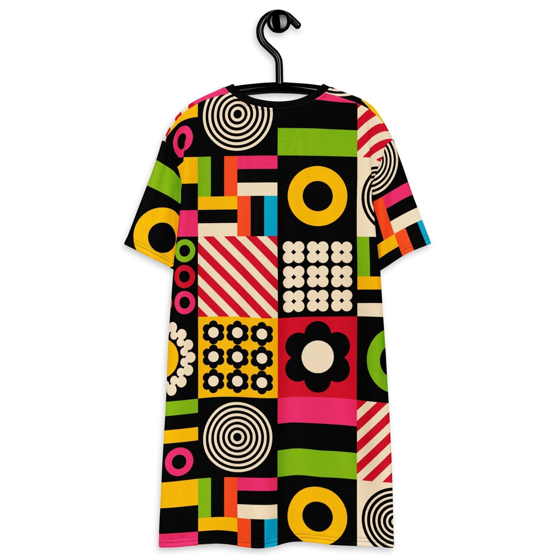 T-shirt dress - CANDYBOX - Bold candy shapes print