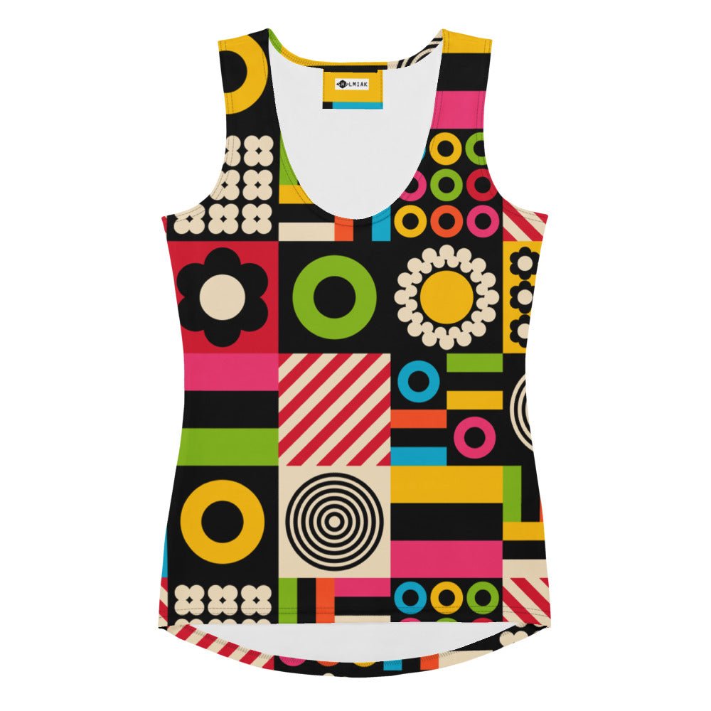 Tank top - CANDYBOX - Bold candy shapes print