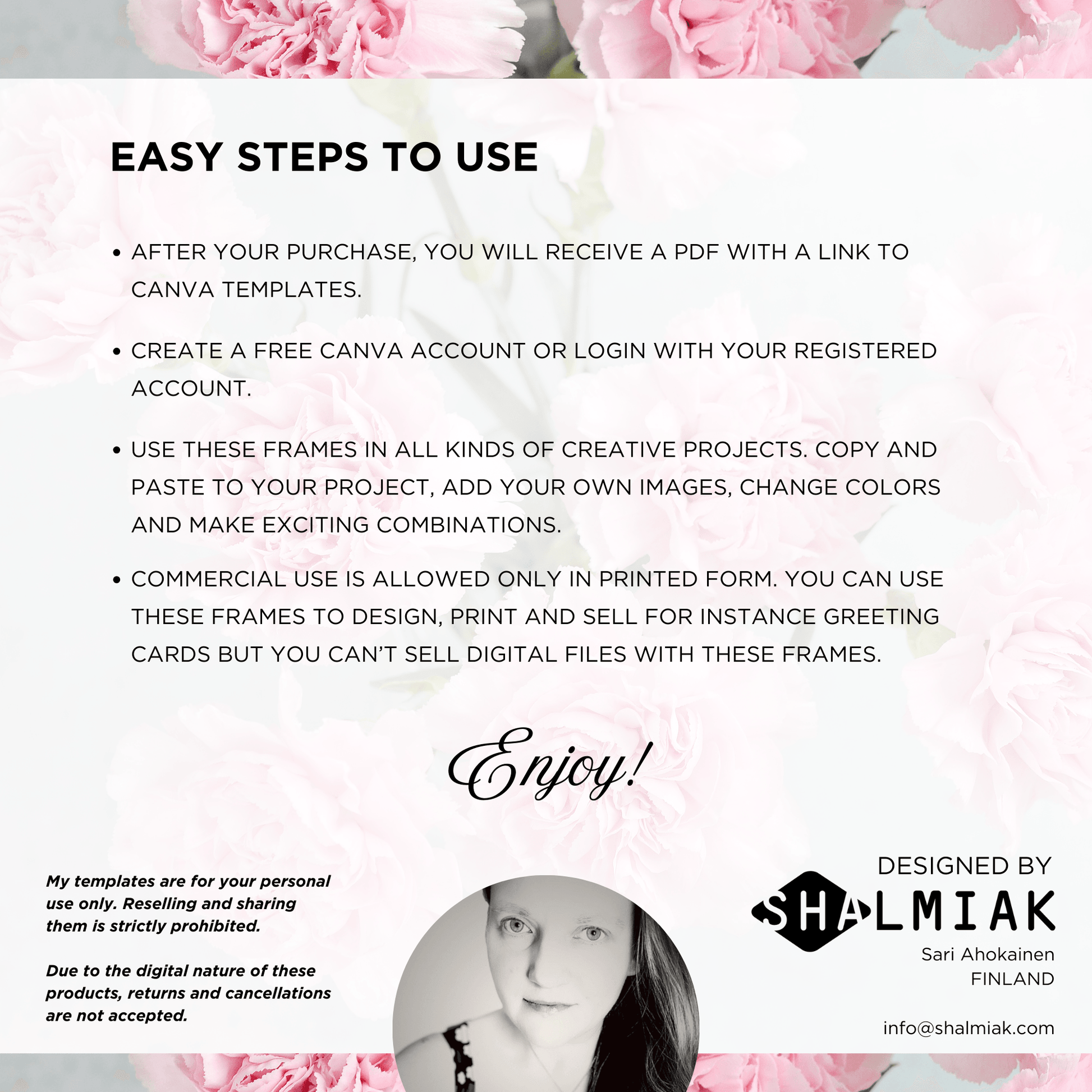 Canva Templates - Frames - Hearts