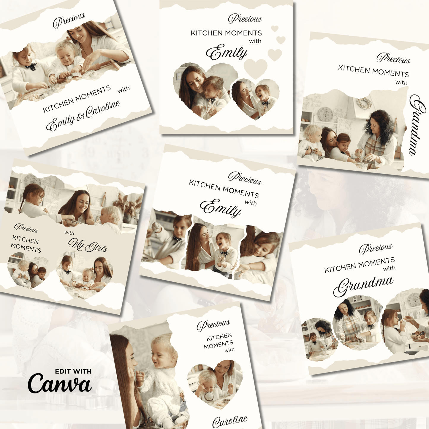 Canva Templates - Precious Family Recipes - Book