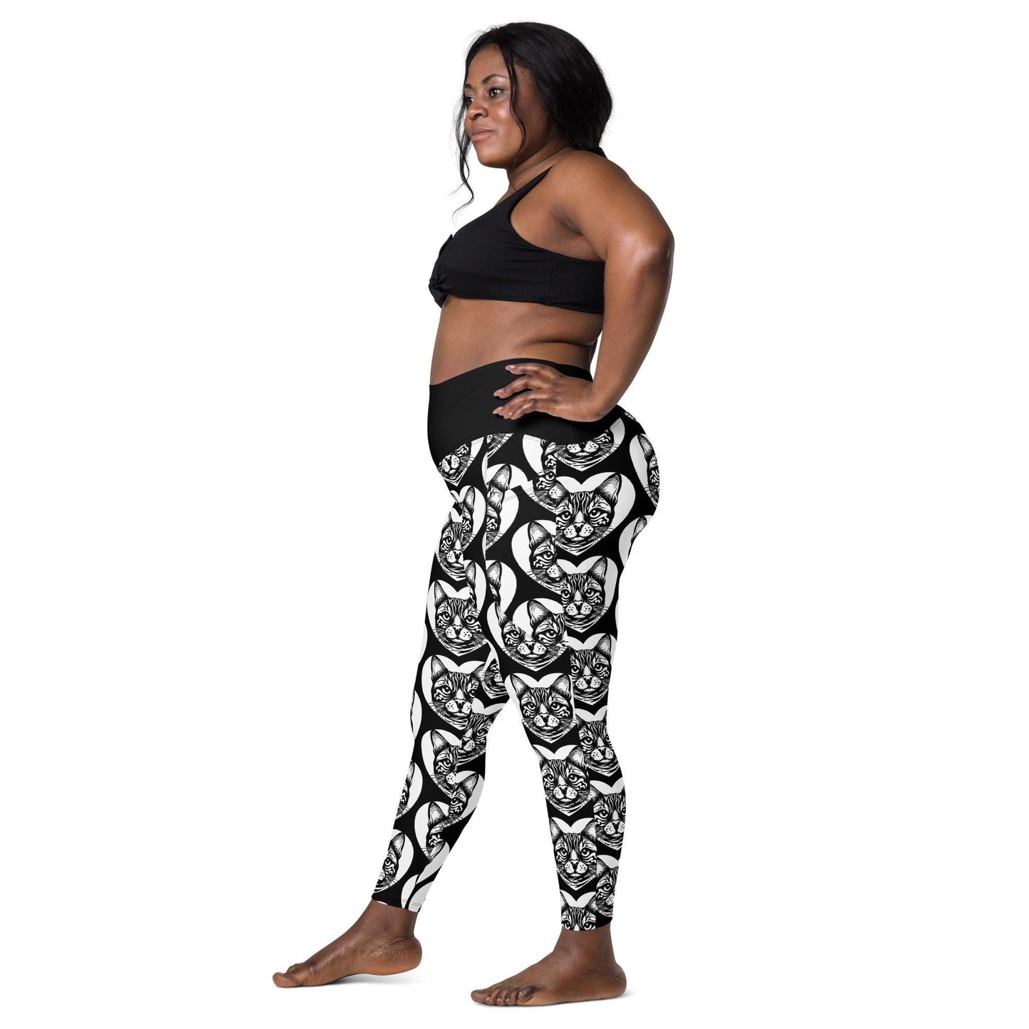 CAT BREED LEGGINGS with pockets - BENGAL - HERTTAHOUND