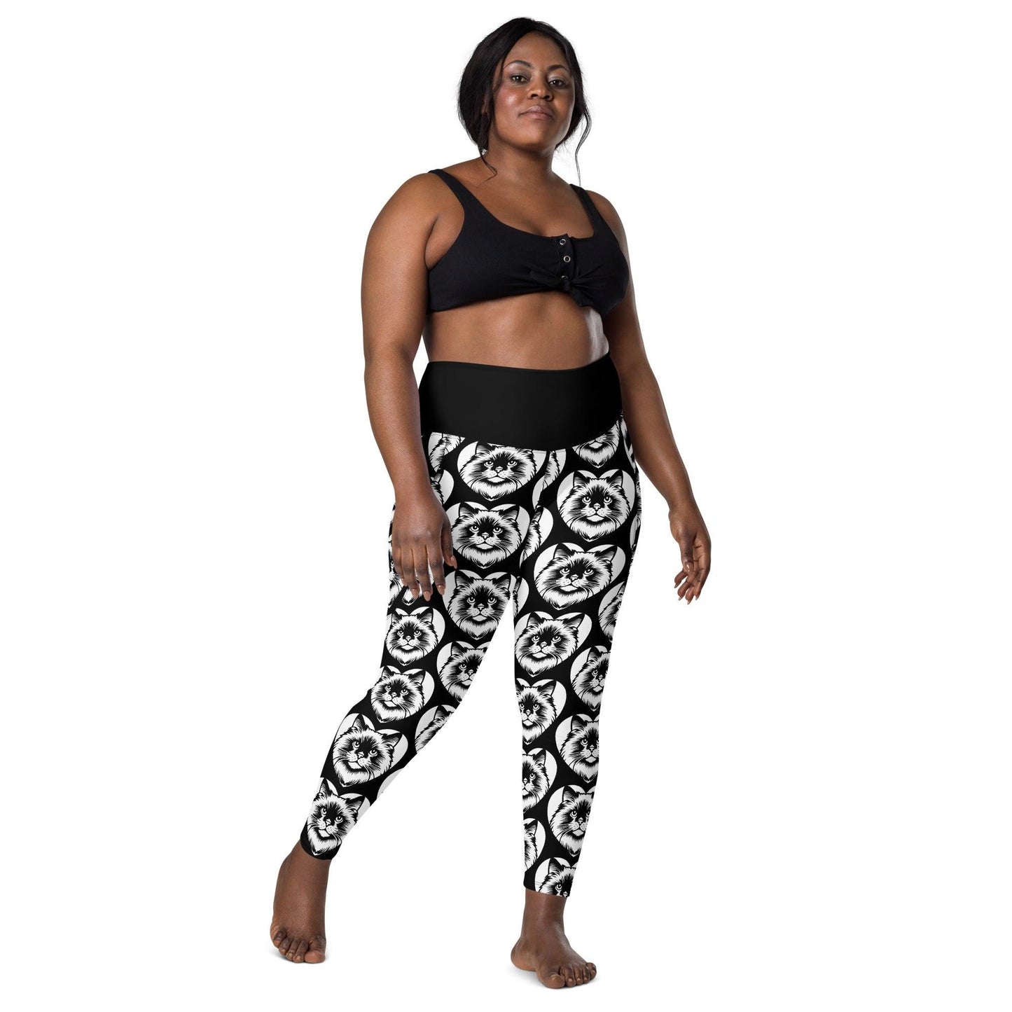 CAT BREED LEGGINGS with pockets - BIRMAN - HERTTAHOUND