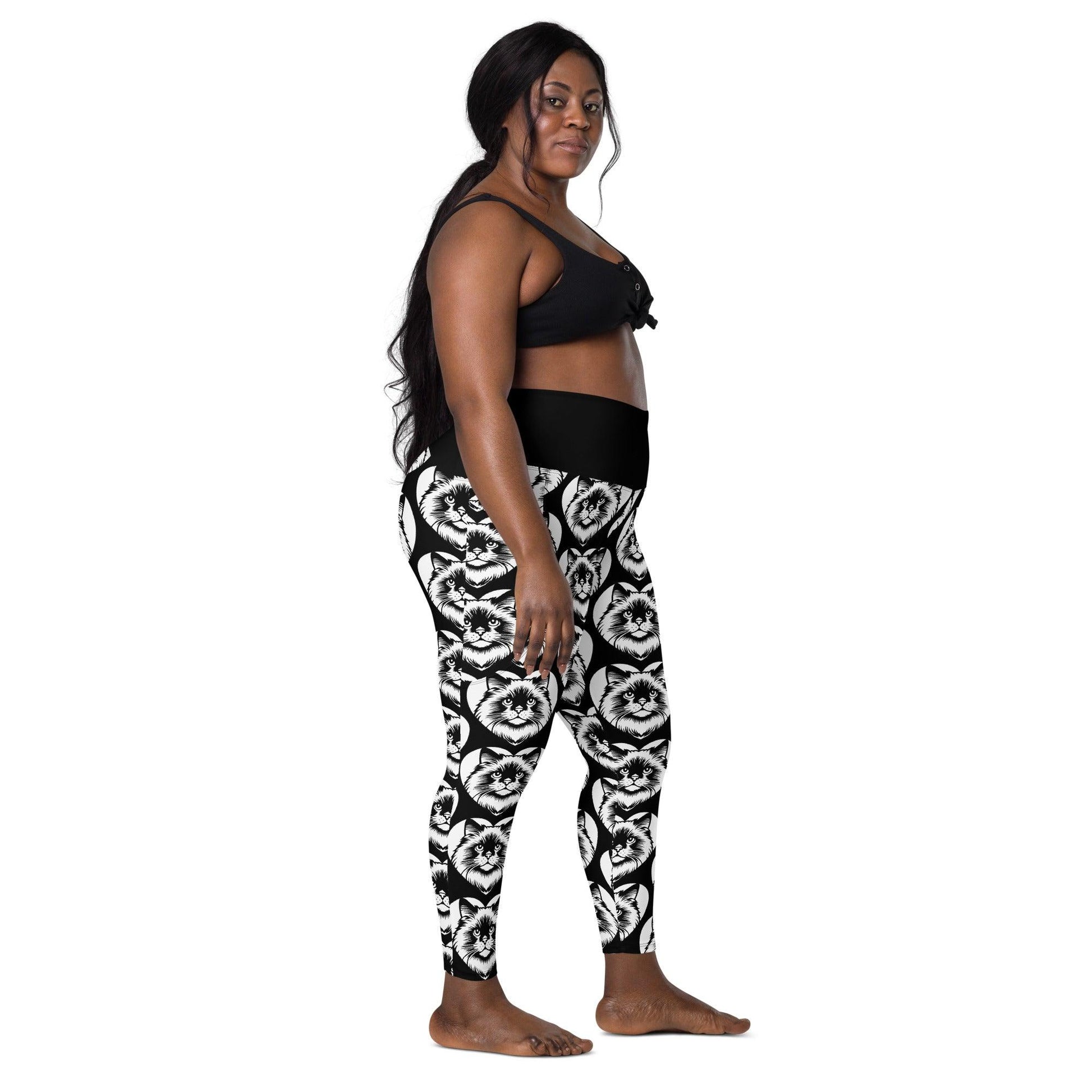 CAT BREED LEGGINGS with pockets - BIRMAN - HERTTAHOUND