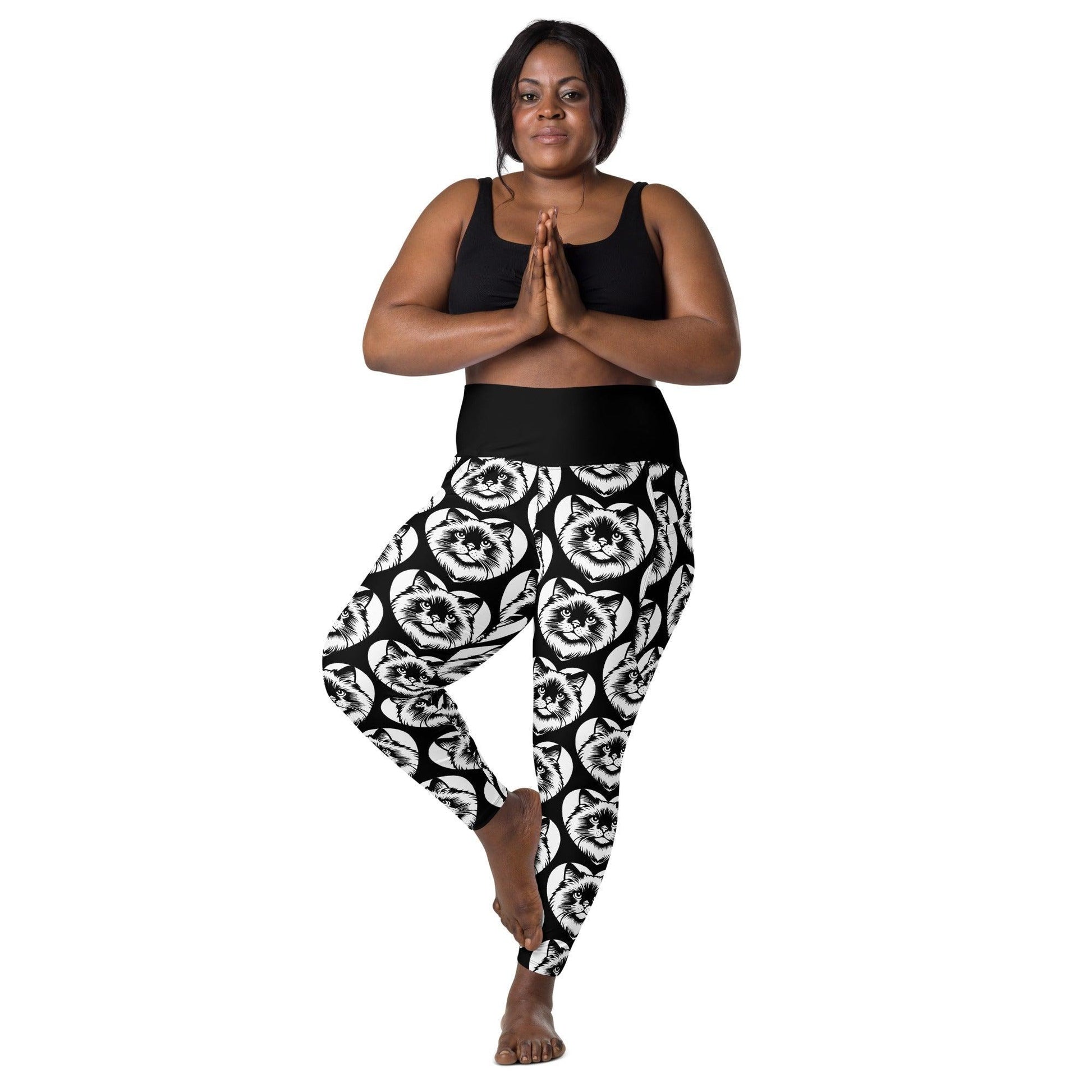 CAT BREED LEGGINGS with pockets - BIRMAN - HERTTAHOUND