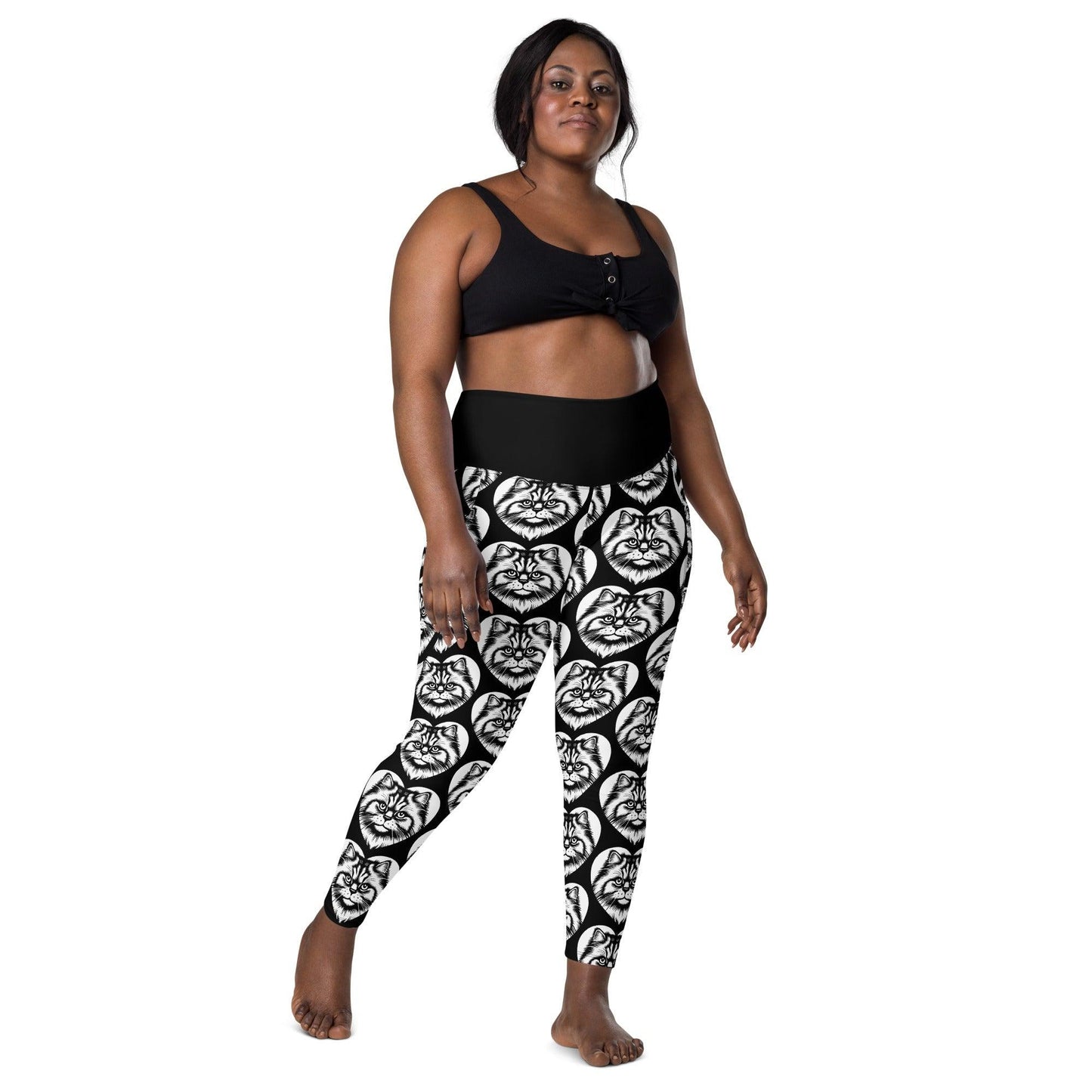 CAT BREED LEGGINGS with pockets - BRITISH LONGHAIR - HERTTAHOUND