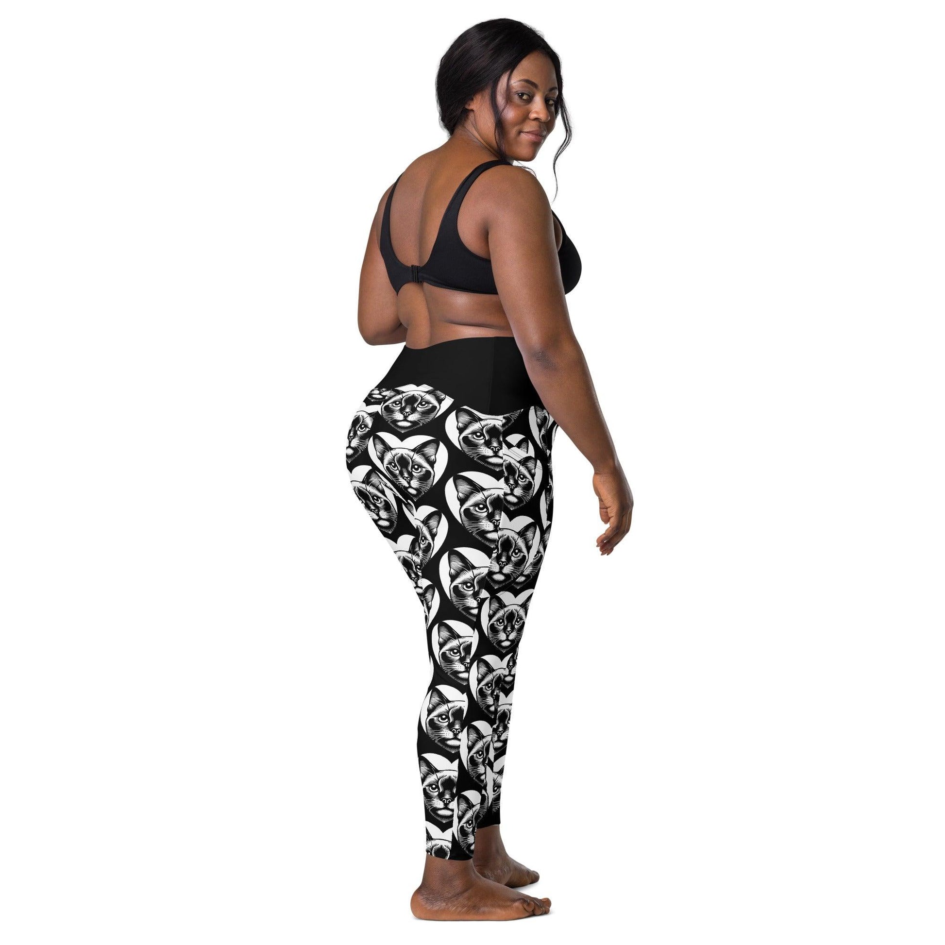 CAT BREED LEGGINGS with pockets - BURMESE - HERTTAHOUND