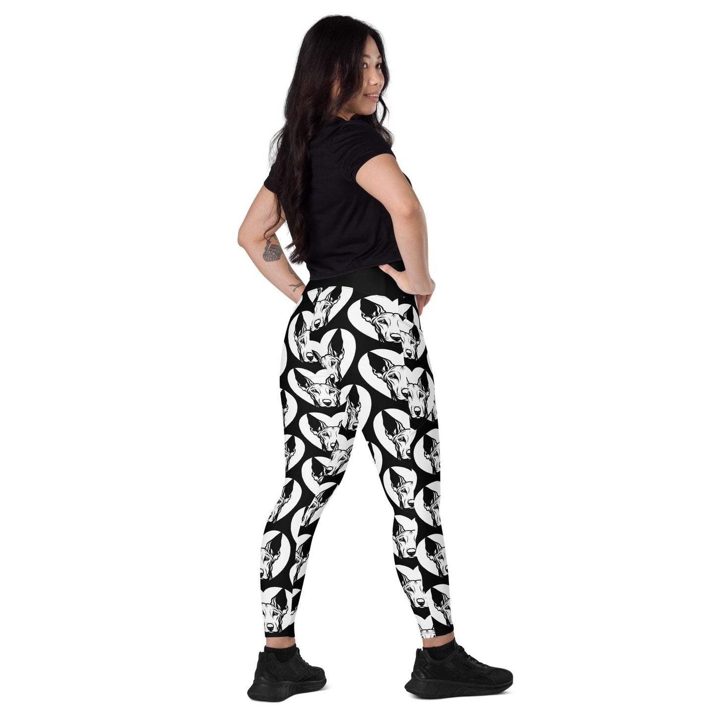 Dog breed leggings with pockets - PHARAOH HOUND - HERTTAHOUND
