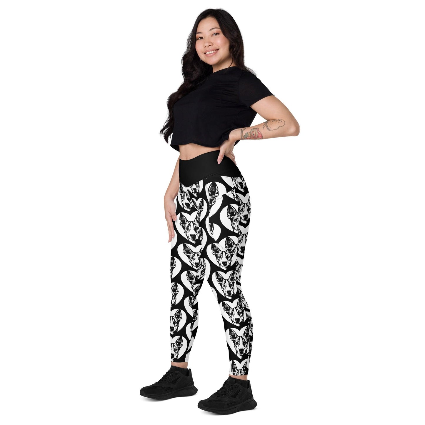 Dog breed leggings with pockets - PORTUGUESE PODENGO - HERTTAHOUND
