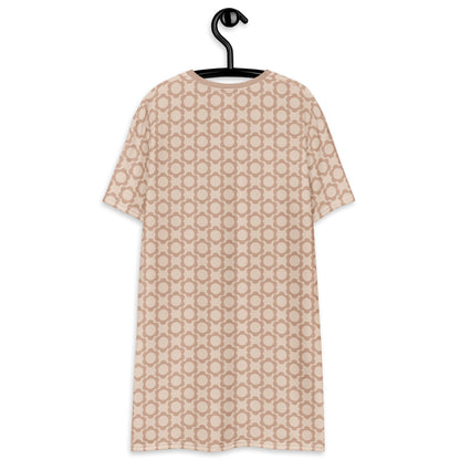 T-Shirt Dress - ELLIE BLOOM tender beige