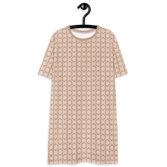 T-Shirt Dress - ELLIE BLOOM tender beige