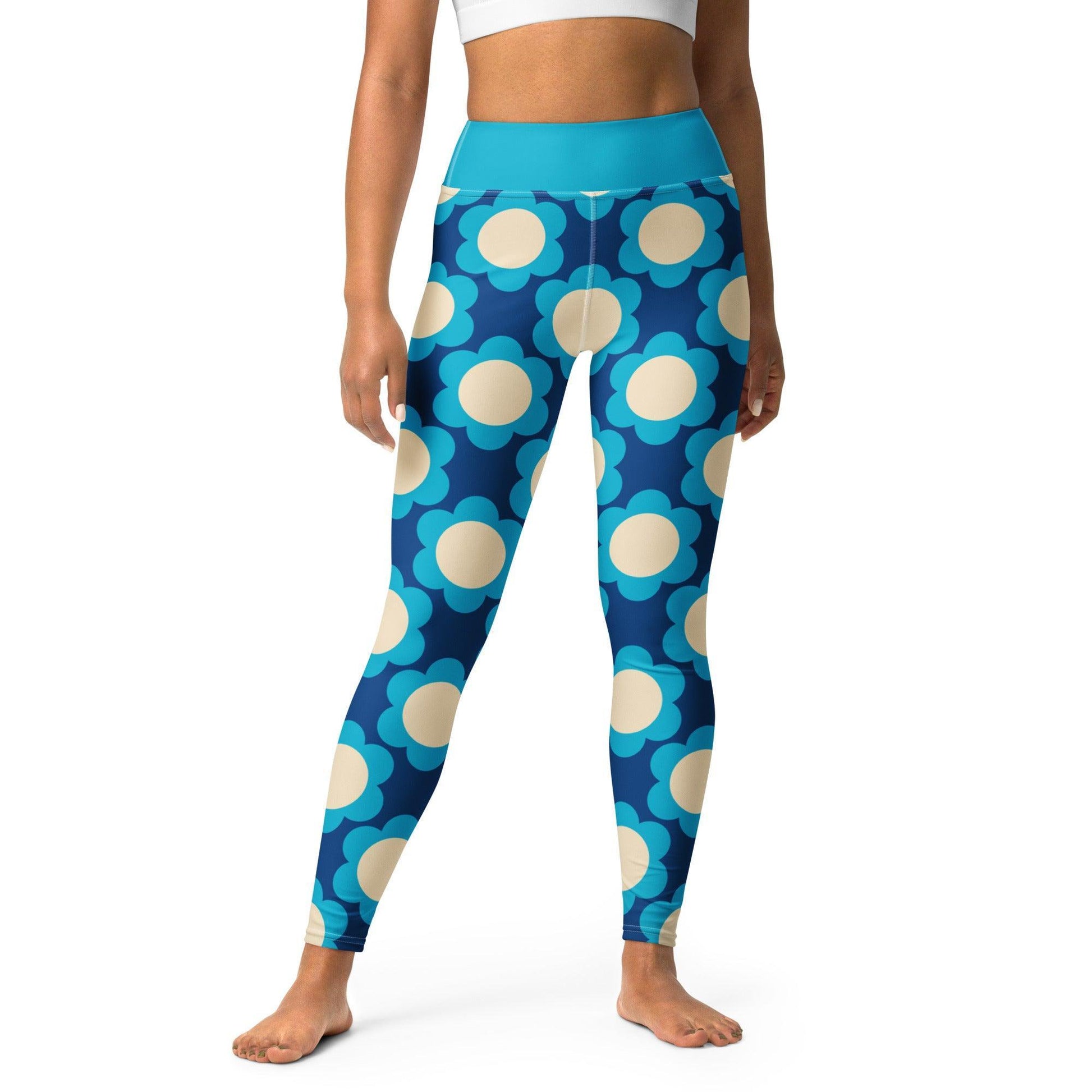 Yoga Leggings -2- ELLIE blue