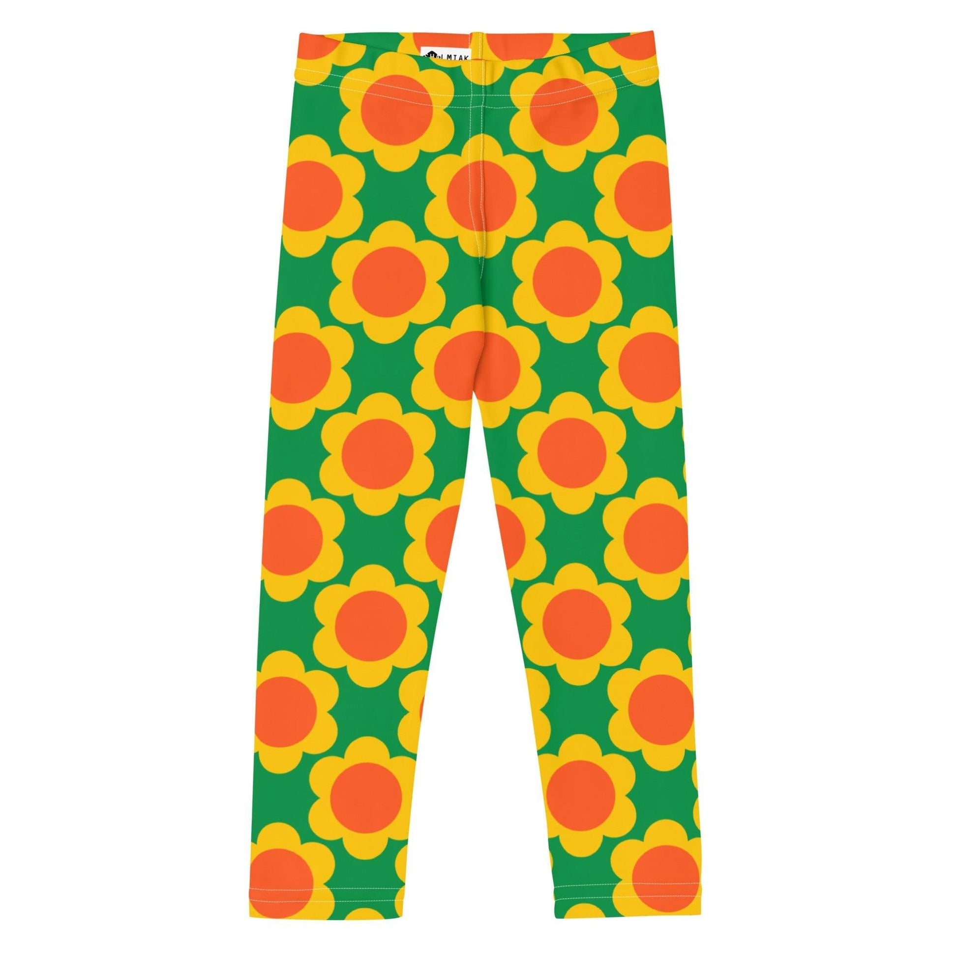 Kids' Leggings -2- ELLIE green