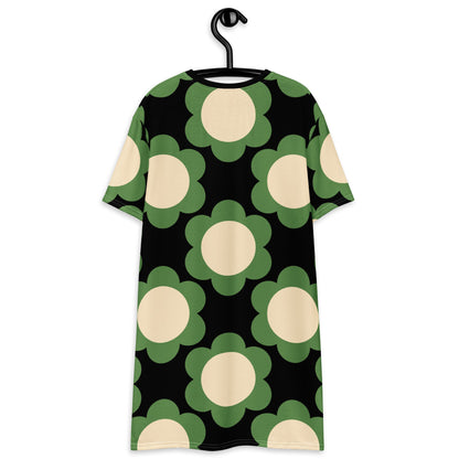 T-Shirt Dress - ELLIE green black
