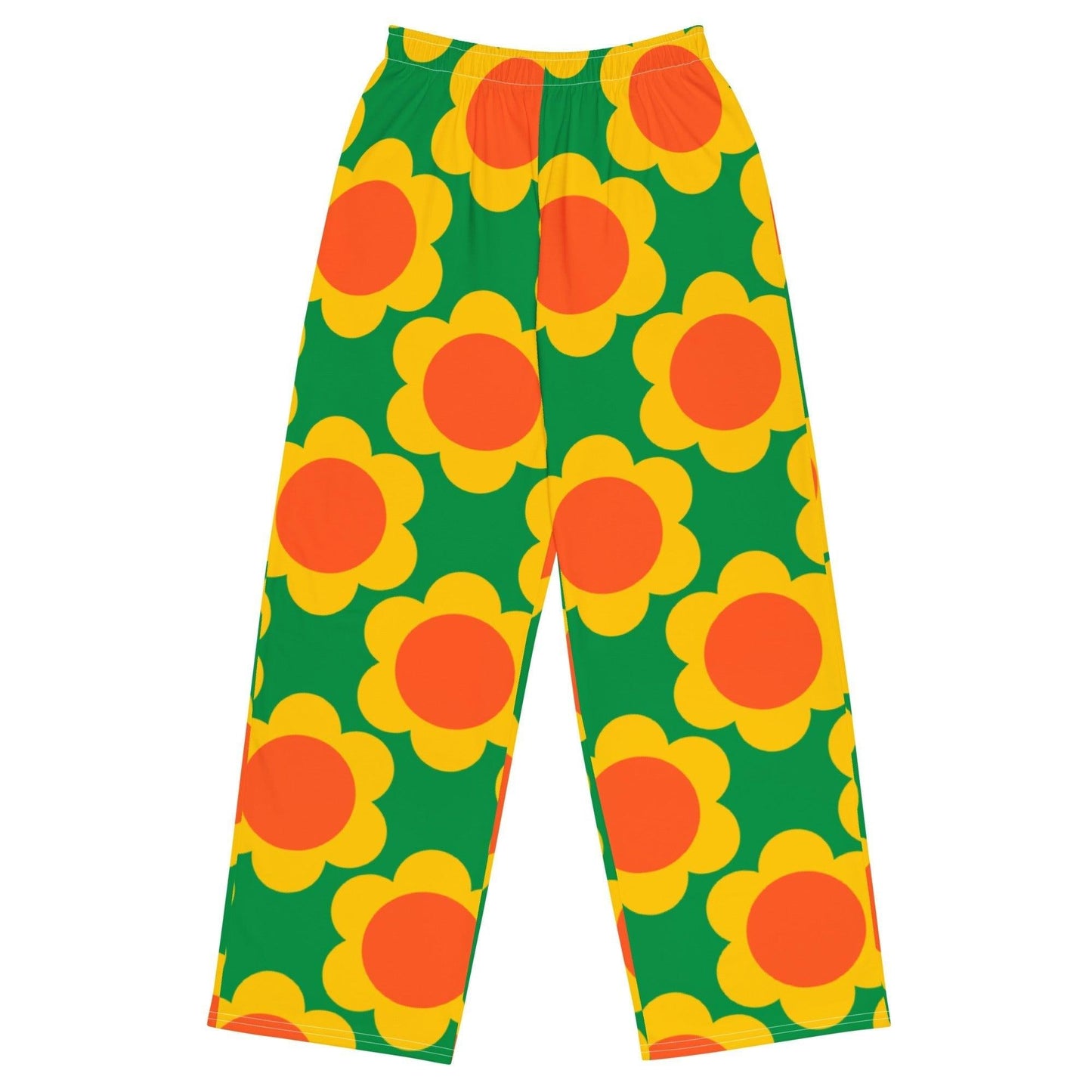 Pants - ELLIE green - Classic floral print 6XL