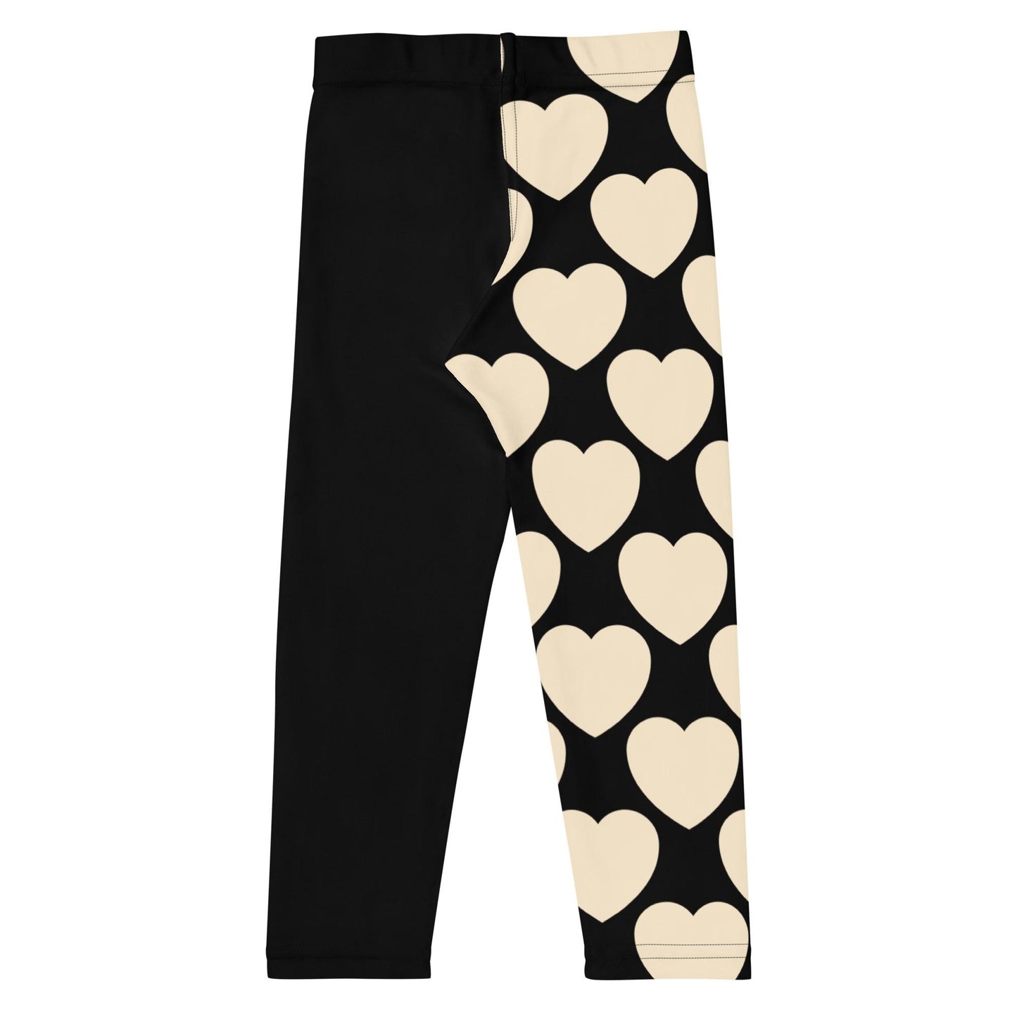 Kids' Leggings - ELLIE LOVE black - Bold Heart Print