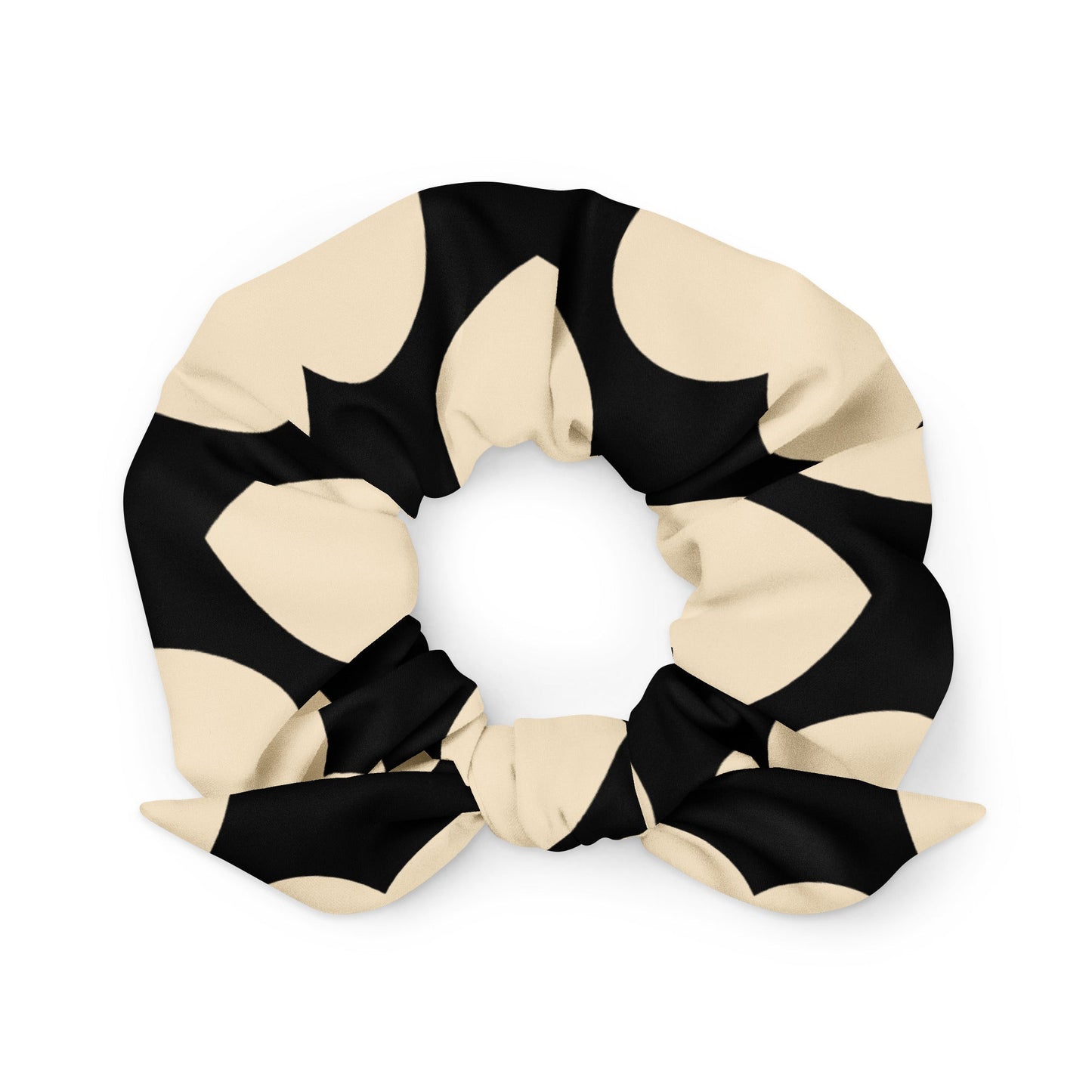 Scrunchie - ELLIE LOVE black - Bold heart print Default Title