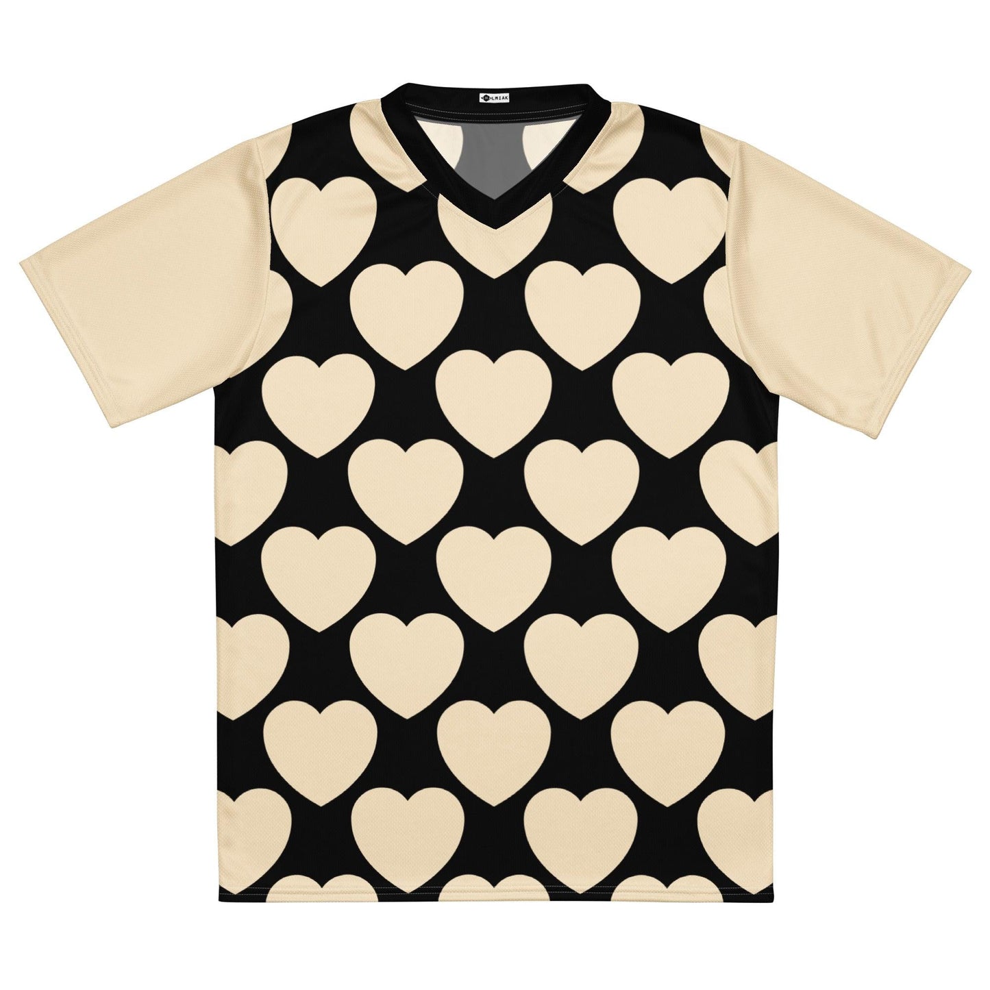 Sports Jersey - ELLIE LOVE black - Bold heart print 6XL